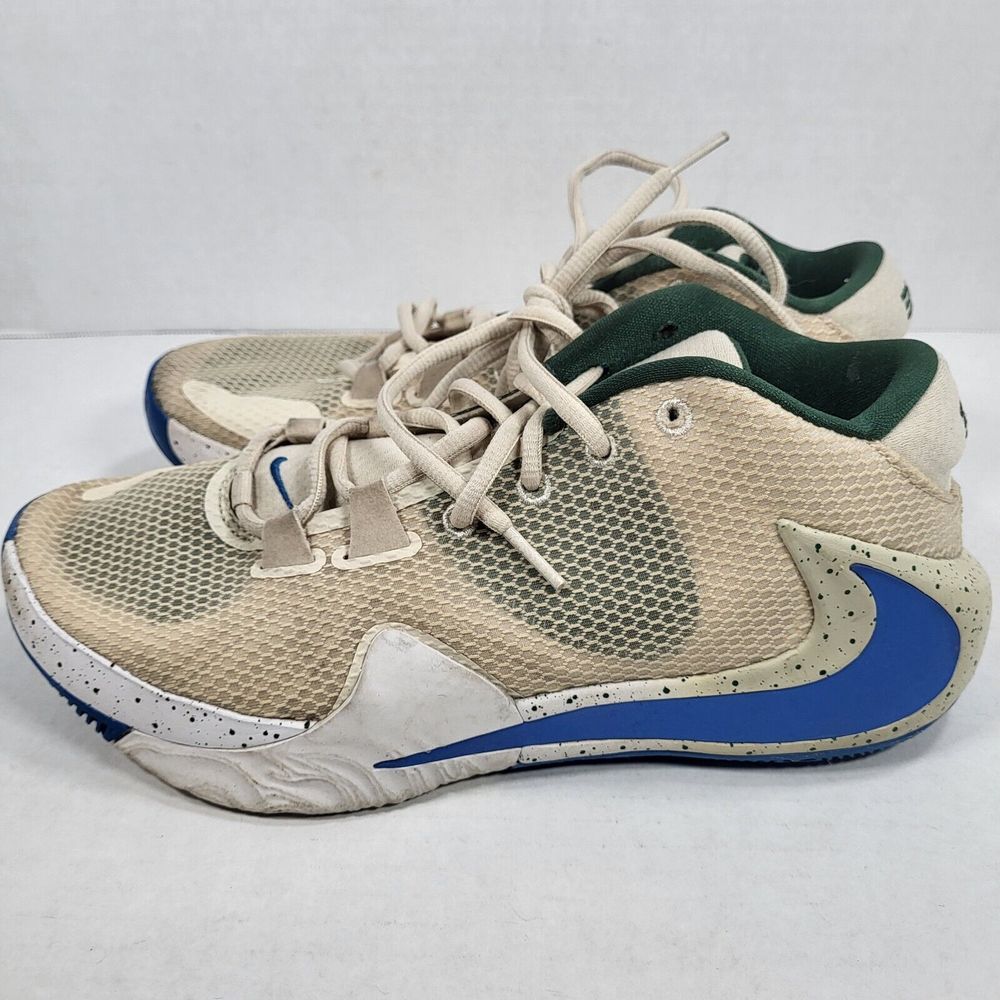 Nike Zoom Freak 1 Men's 8 Light Cream Basketball‎ Shoes BQ5422-200 Cream City